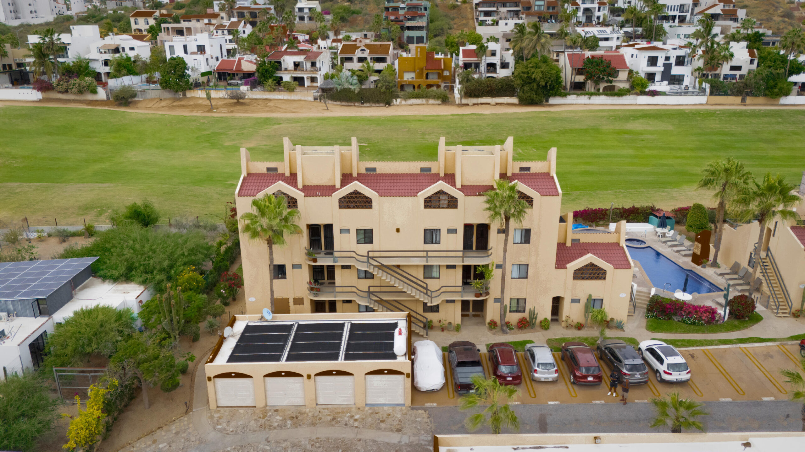Los Cabos Paramo Páramo Village is a boutique residential community in San José del Cabo. This two-bedroom, two-and-a-half-bathroom residence combines comfort, style, and convenience within a secure, master-planned setting. Open-concept living with refined finishes and expansive for sale