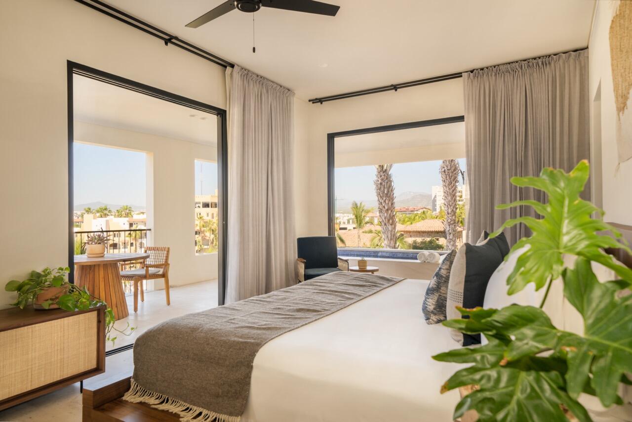 Los Cabos Paramo Páramo Village is a boutique residential community in San José del Cabo. This two-bedroom, two-and-a-half-bathroom residence combines comfort, style, and convenience within a secure, master-planned setting. Open-concept living with refined finishes and expansive for sale