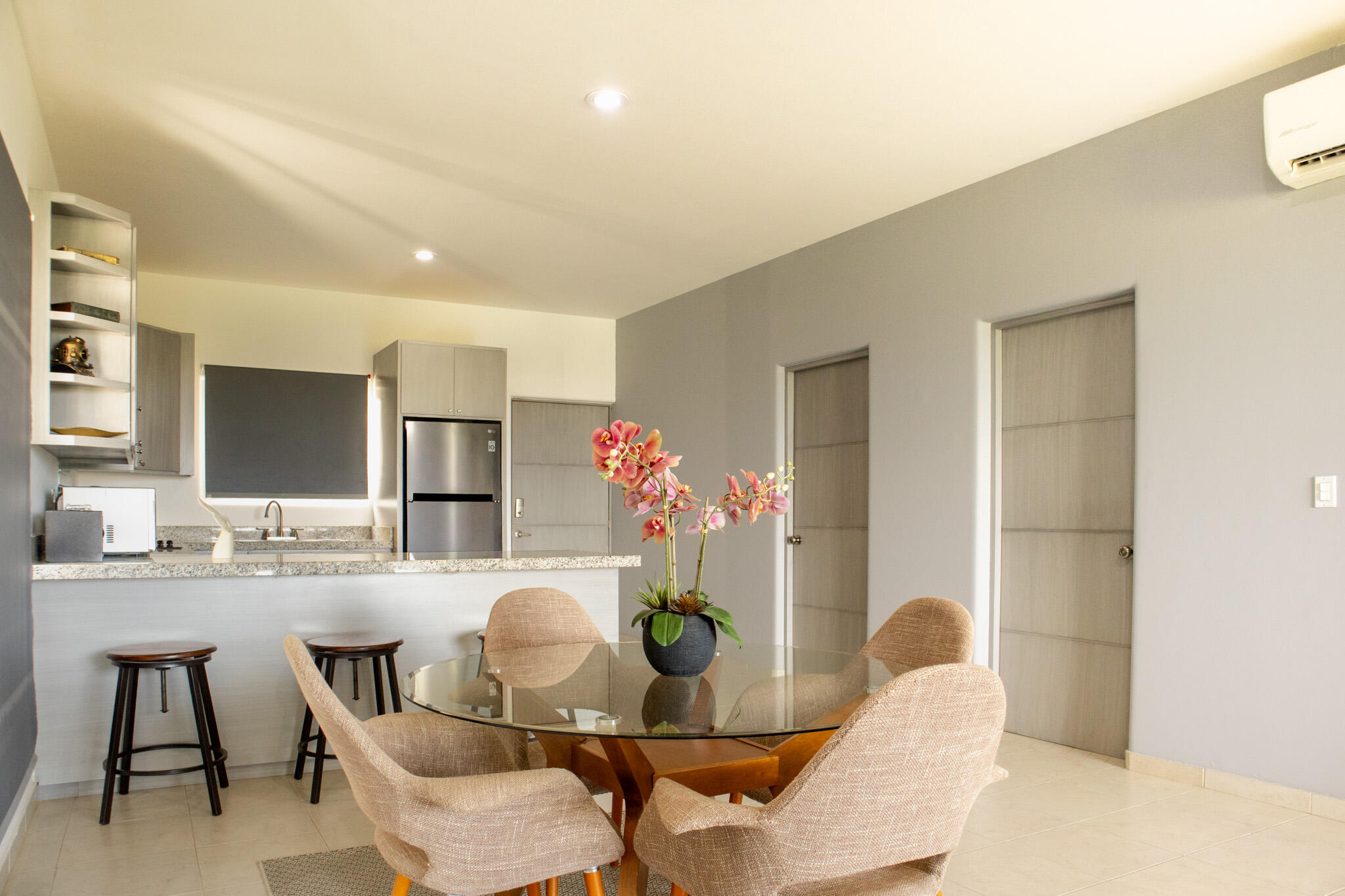 Los Cabos Punto Nima Punto Nima is a development designed and constructed by Central de Arquitectura.This stunning unit feels like a townhouse in the sky, offering the privacy and space you want with the ease of condo living. With light-filled interiors, thoughtful design, and seamless indoor-outdoor flow, every corner is crafted to highlight the spectacular for sale