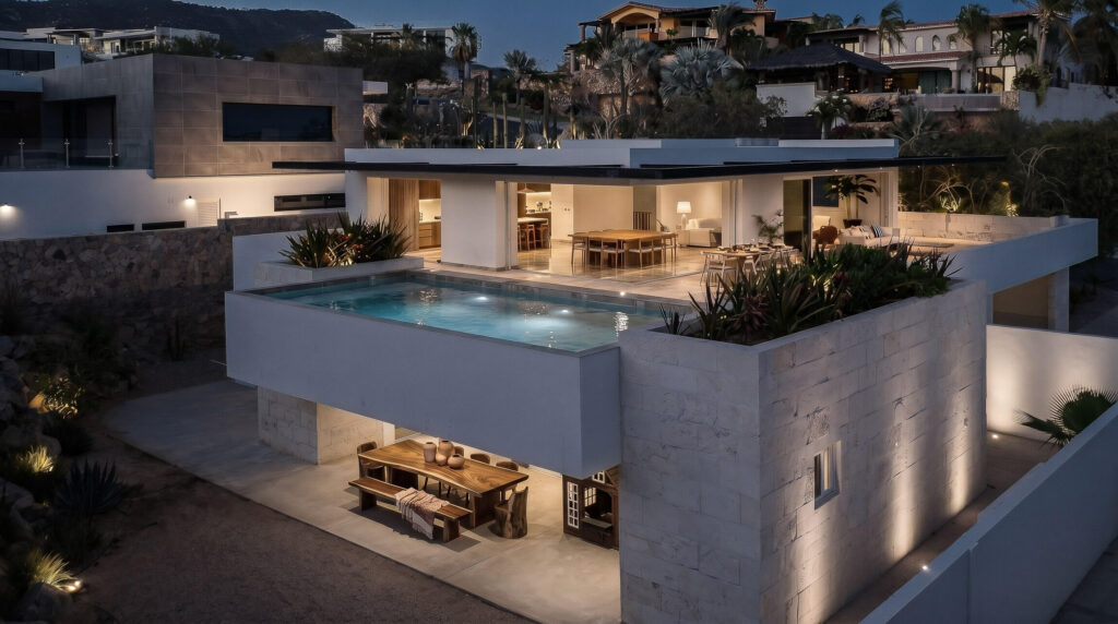 Los Cabos Cresta Del Mar Welcome to your future sanctuary in one of Cabo San Lucas' most prestigious gated communities, Cresta del Mar. This brand-new modern residence combines clean architectural lines, expansive open spaces, and breathtaking – 74, Casa Sofia, Cabo Corridor, Cabo Corridor, BS
