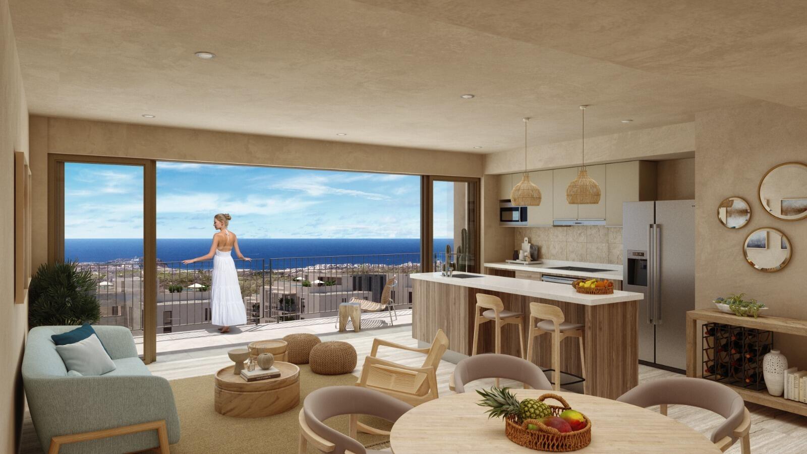 Los Cabos Residencial Coronado Location, Location, Location! Coronado Residence, ideally situated in San José del Cabo. This prime location offers unparalleled access to downtown San José del Cabo and the vibrant Art District, providing an exceptional environment for both living and working.Coronado Residence features a limited collection of 11 condominiums and 2 commercial spaces, ensuring a luxurious experience at a competitive price point. This a Penthouse 3-bedroom, layouts with corresponding 3 bathrooms, roof garden, open-concept kitchens equipped with high-quality appliances, and air conditioning for optimal comfort. Residents will also benefit from luxury amenities including a gated lobby with secure access, and a rooftop garden featuring an exclusive social area, jacuzzi, gym, and grill for alfresco enjoymen for sale