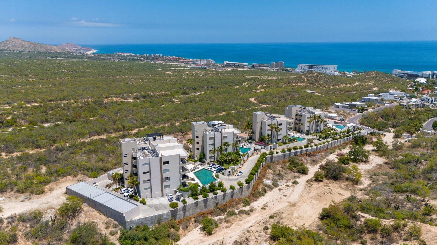 Los Cabos Paramo Páramo Village is a boutique residential community in San José del Cabo. This two-bedroom, two-and-a-half-bathroom residence combines comfort, style, and convenience within a secure, master-planned setting. Open-concept living with refined finishes and expansive for sale