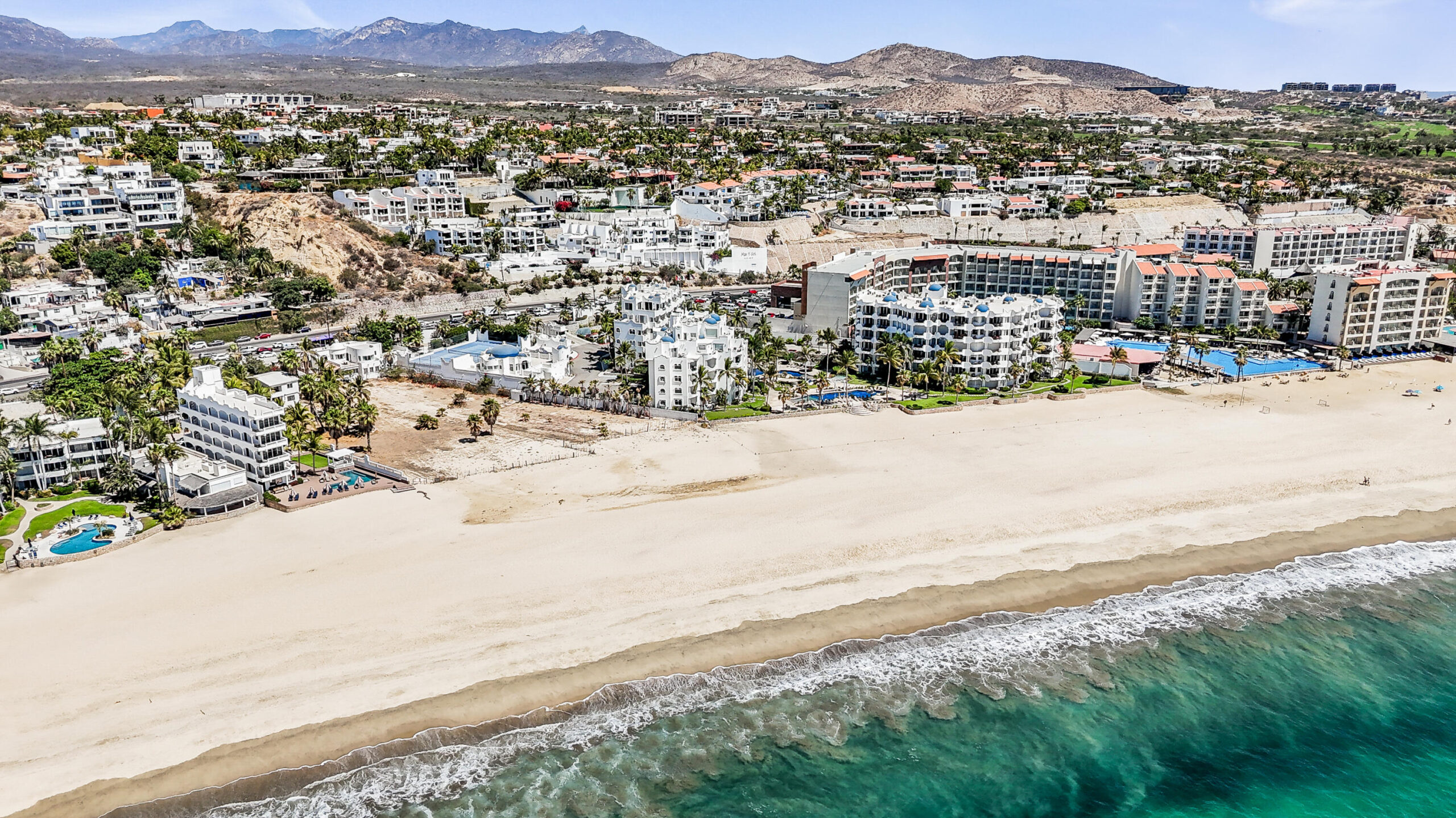 Los Cabos Cabo Costa POOL INCLUDED! This stunning 2-bedroom condo with huge deck is located on the first level in the Balandra Tower of Cabo Costa . Cabo Costa is the newest community that blends its arquitectural designs with nature. This unit has been meticulously designed and comprises two end-suite bedrooms. The property interior is designed in neutral tones to create a modern, welcoming and luxurious home yet retaining its original features. Amenities such as a Club House, Infinity pool, Gym, sundeck, Kids area, Jacuzzi, Wetbar, Snackbar & Massage area. for sale