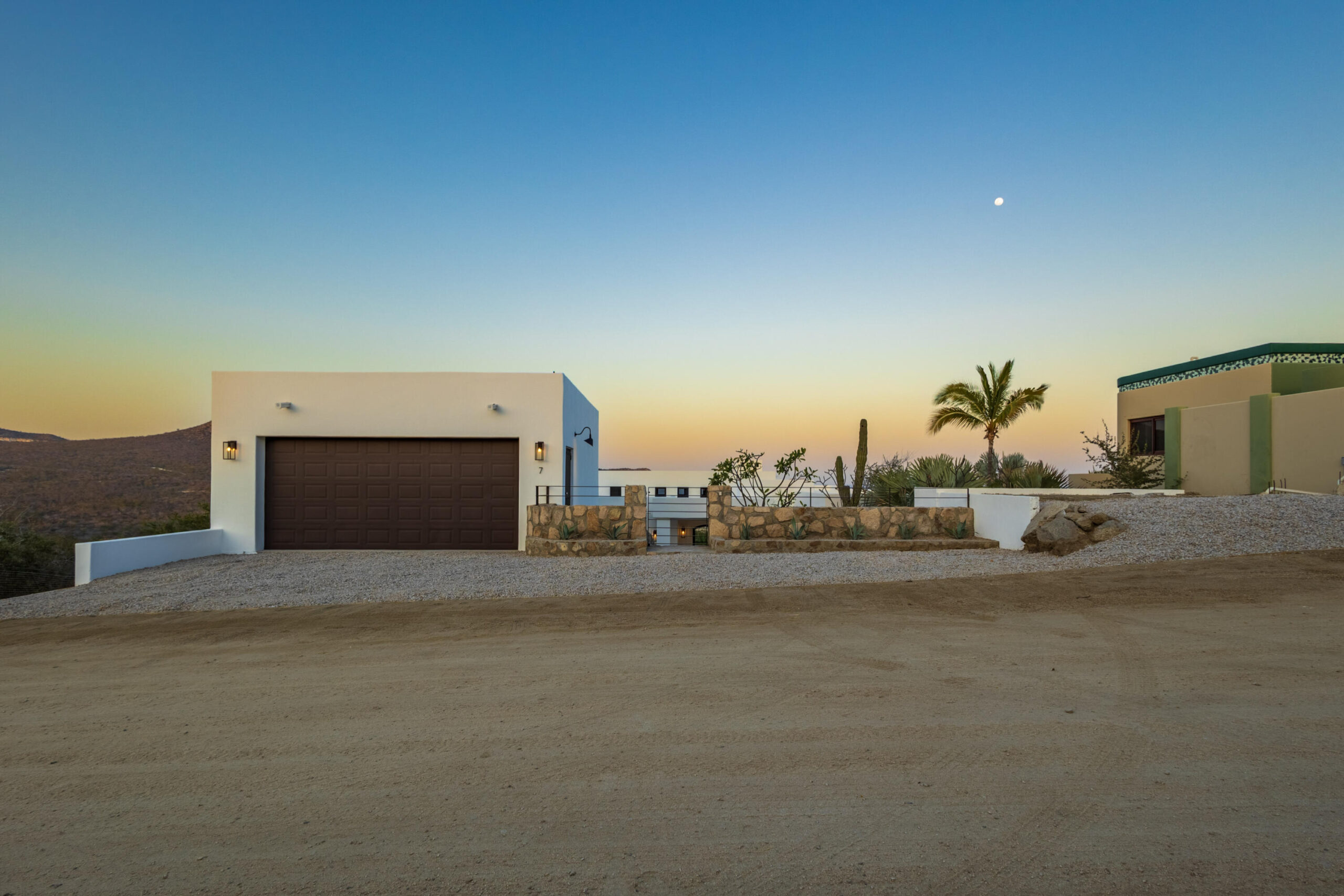 Los Cabos Cabo Colorado Discover modern luxury in this exquisitely designed home, built in 2020 and nestled within the exclusive, beachfront, private gated community of Cabo Colorado in San José del Cabo—just 2 miles from Palmilla Beach. Enjoy the convenience of living just steps from a stunning, sandy private beach within the community.With a striking contemporary aesthetic, this residence features gleaming white marble floors, beautifully appointed marble bathrooms, and captivating ocean for sale