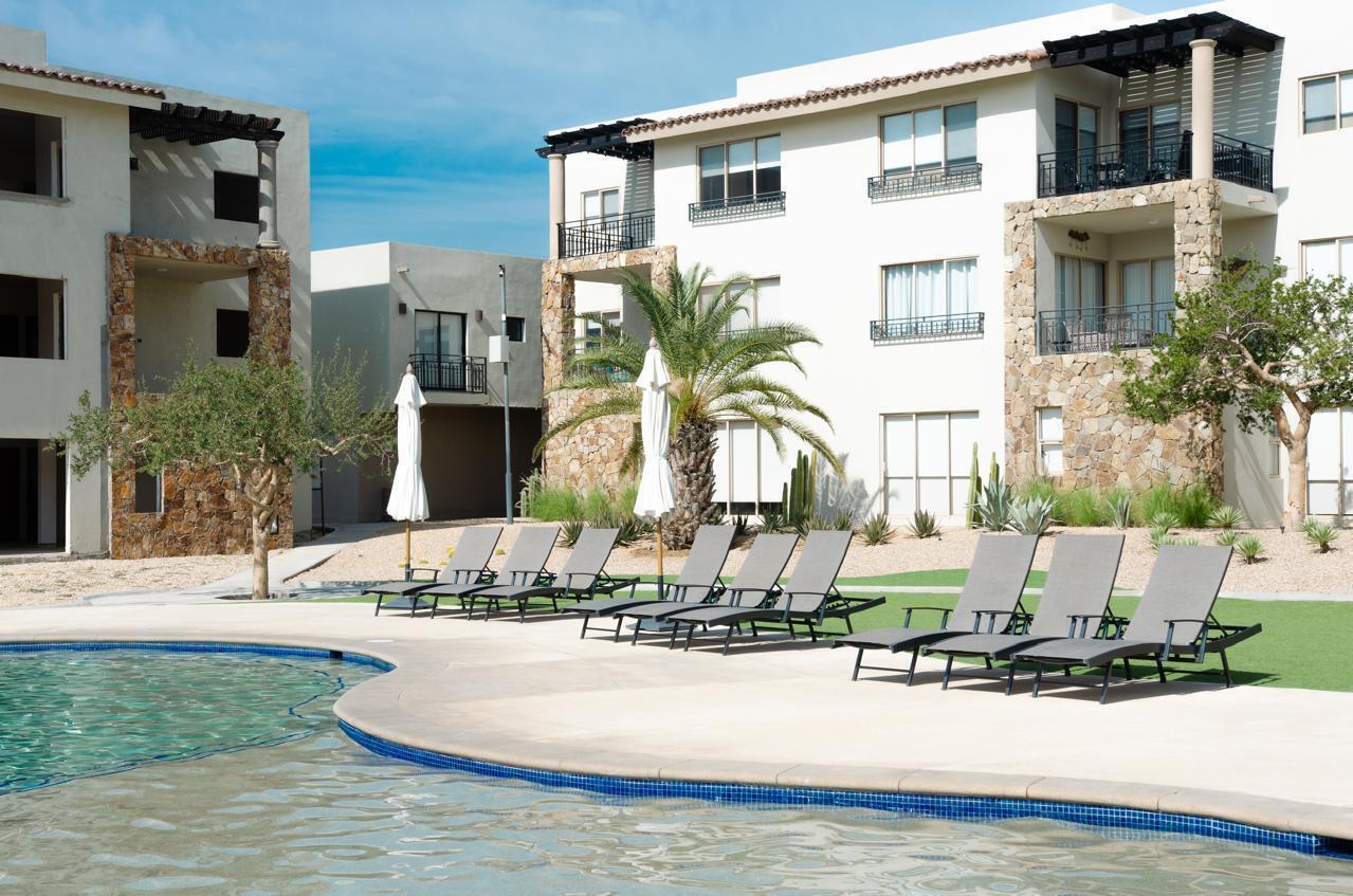 Los Cabos Sunset Live the Cabo dream in this exclusive corner condo located in the highly desirable Sunset area of Cabo San Lucas. Set within a boutique community of just 20 units, this property offers the perfect balance of privacy and comfort. Featuring 2 bedrooms and 2 bathrooms, spacious interiors, and a smart layout, the highlight is the private terrace with jacuzzi, the perfect spot to unwind while enjoying the breathtaking for sale