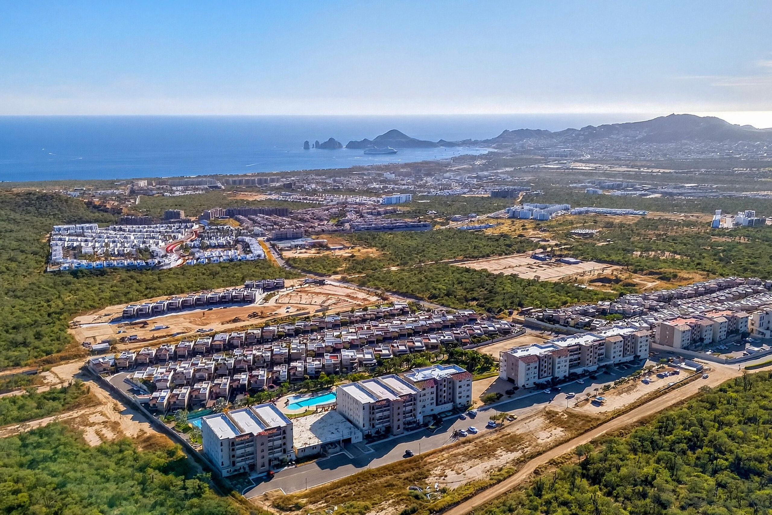 Los Cabos Casa Nima The crown jewel of Casa Nima, this extraordinary penthouse is the only one on its floor, offering absolute privacy with private elevator access and no neighboring units. Designed entirely on one level, it features 4 bedrooms and 4 full bathrooms, where refined living meets effortless flow.The open-concept living area extends onto a generous terrace, framing breathtaking for sale