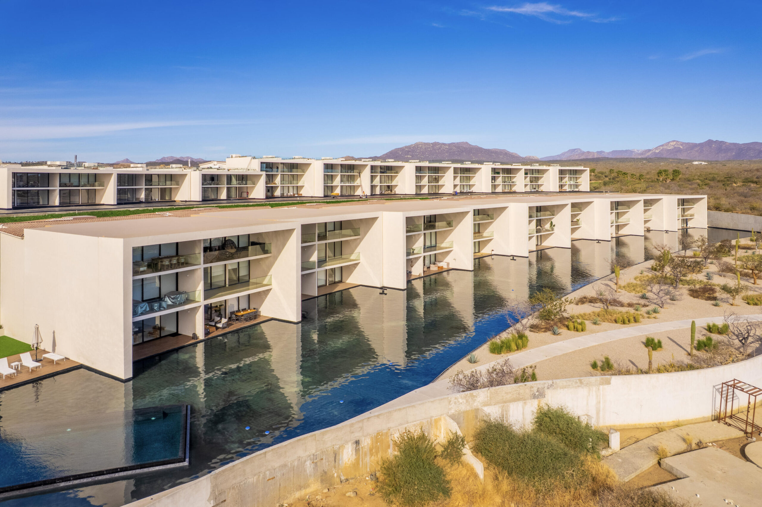 Los Cabos Paramo Páramo Village is a boutique residential community in San José del Cabo. This two-bedroom, two-and-a-half-bathroom residence combines comfort, style, and convenience within a secure, master-planned setting. Open-concept living with refined finishes and expansive for sale