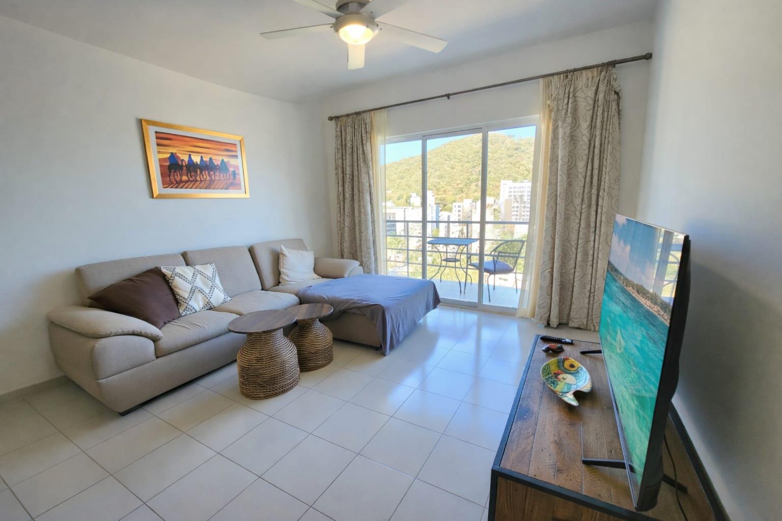 Los Cabos Centro-Sjd Discover Providence Urban Living Condos, in the heart of San José del Cabo. Unit A-202, a beautifully designed 2-bedroom, 2-bath condominium offering 93.30 SqMt interior space. This brand-new residence features a fully equipped kitchen with appliances included, sleek finishes, and A/C (mini-splits). Exclusive amenities of Providence: spacious rooftop terrace with panoramic for sale
