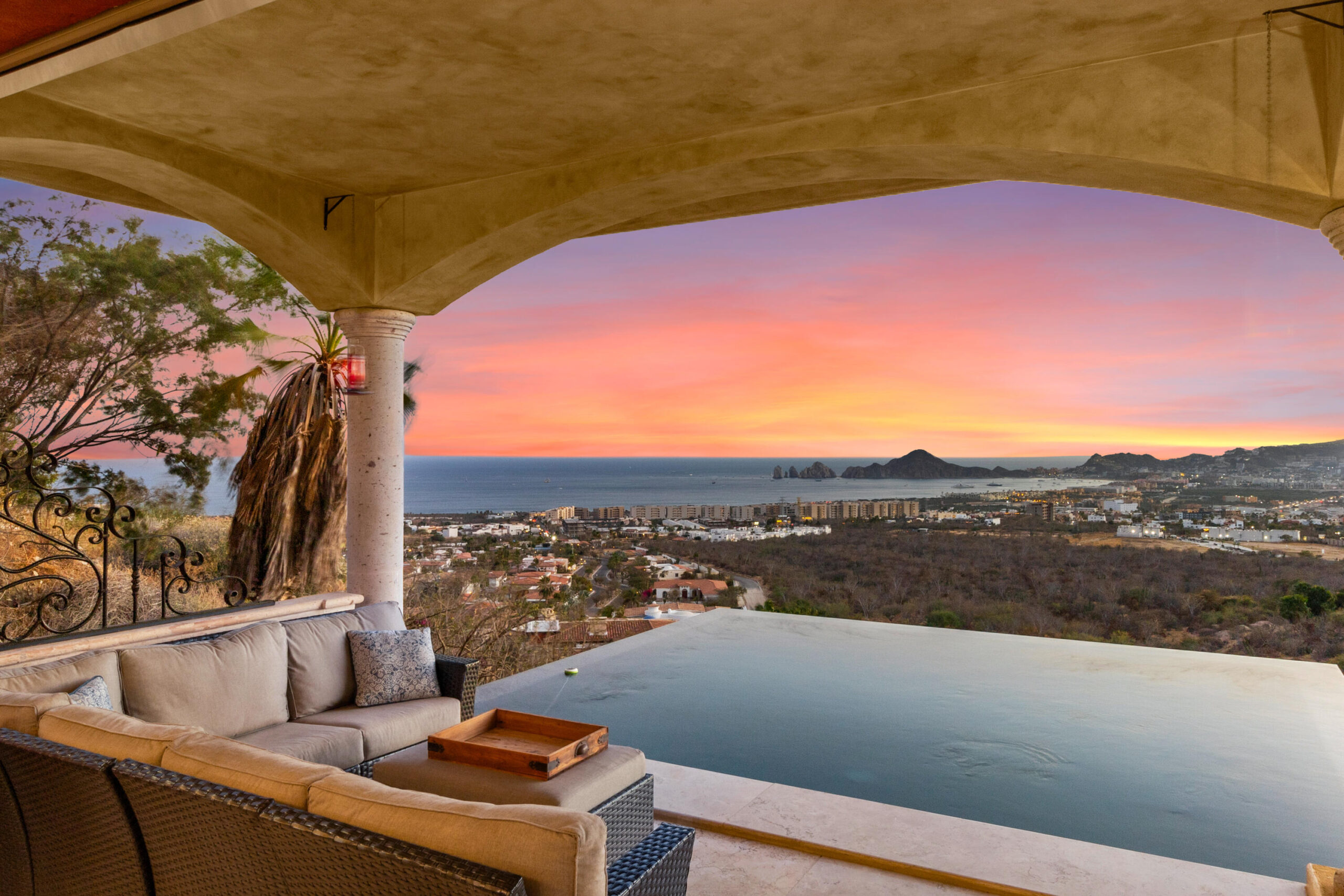 Los Cabos Hacienda Csl Experience beachfront living in this exclusive two-bedroom residence on Medano Beach, featuring sweeping for sale
