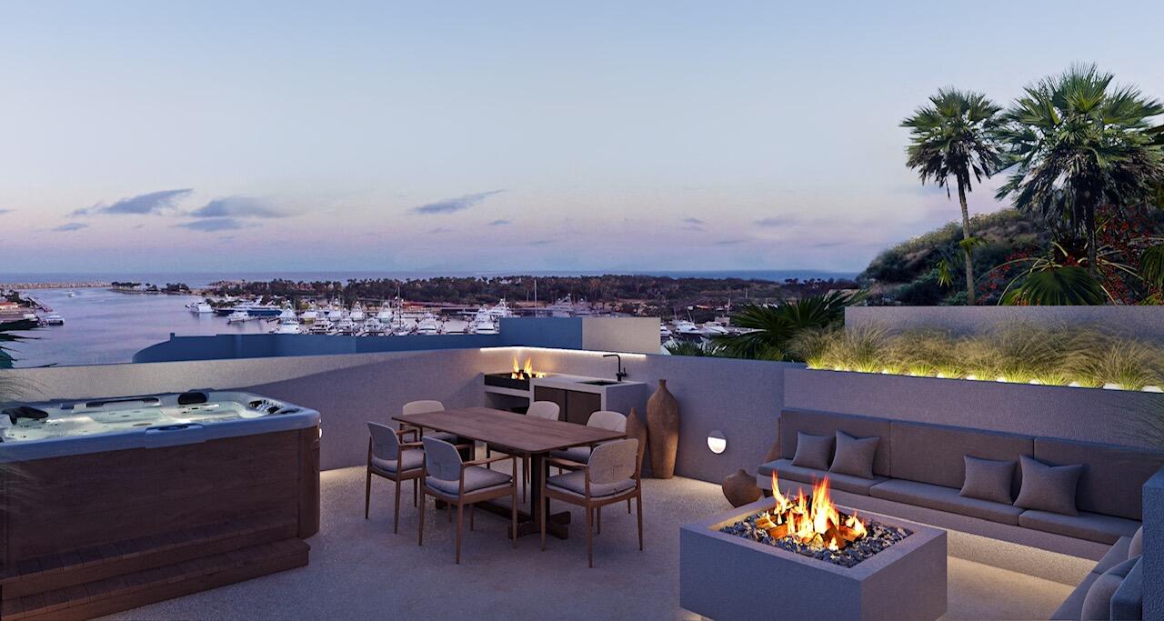 Los Cabos Cabo Cortez Welcome to Cabo Cortez, an intimate collection of just 16 boutique residences offering the ultimate in modern luxury beside the San José del Cabo Marina. Designed with elegance and sophistication, these residences place you steps from the yachts, fine dining, and vibrant energy of the marina's heart. Residents enjoy curated amenities including a resort-style pool, firepits, zen garden, wine lounge with private lockers, gym, and underground enclosed parking with individual storage units. Each home is delivered with SMEG kitchen appliances, refined finishes, a Big Green Egg BBQ, and its own private jacuzzi. From your terrace, take in tranquil for sale
