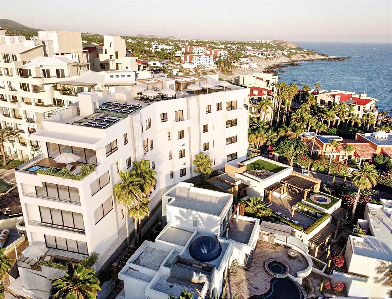 Los Cabos Peninsula Discover the San Jose lifestyle in this Penthouse Condo! Ideally situated in the heart of San Jose's highly sought after Hotel Zone. Partially remodeled by the current owner, this unit can serve as both a perfect getaway villa and also a great value investment with rental potential. From both the patio and its exclusive double rooftop lot, it offers breathtaking panoramic for sale