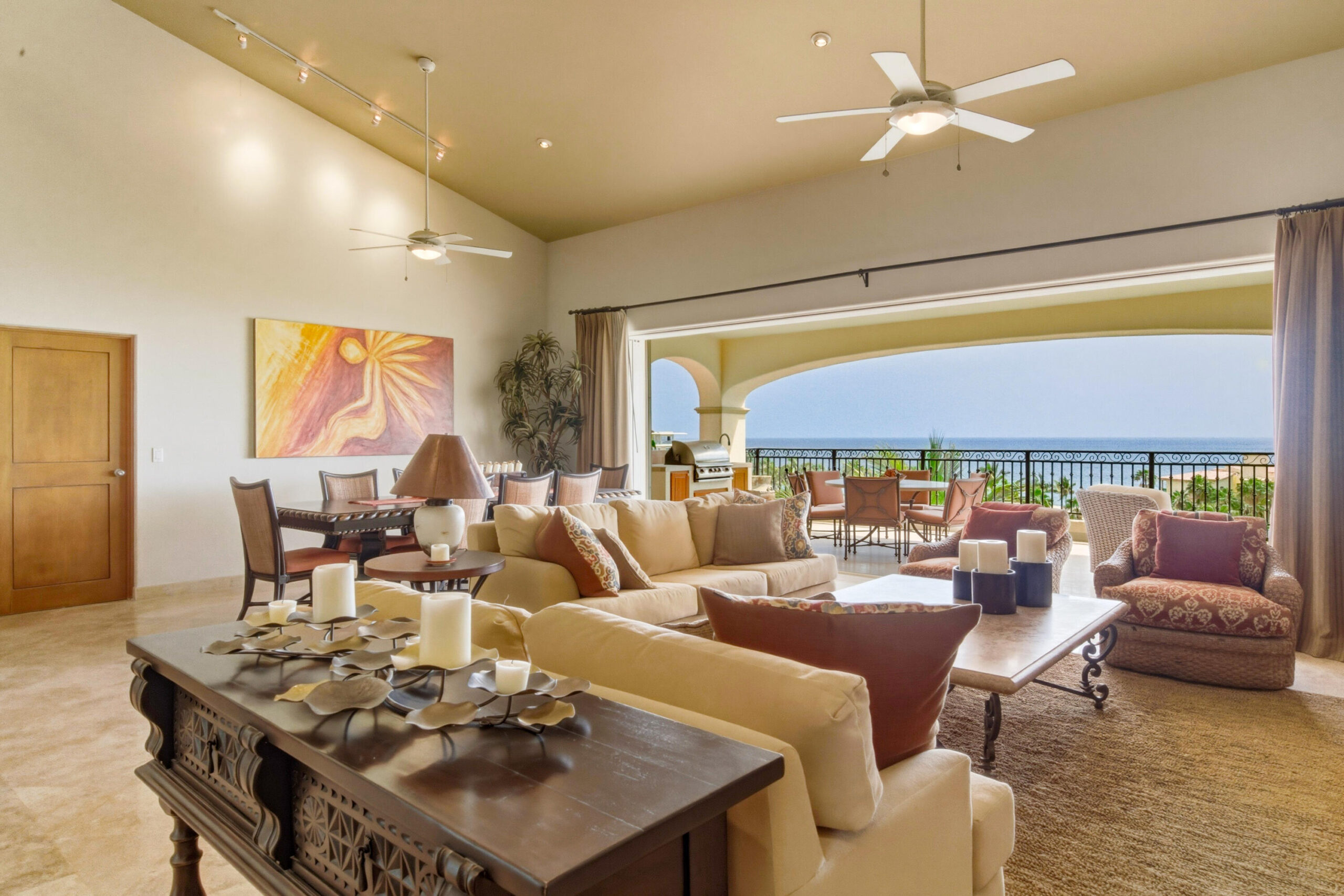 Los Cabos Santarena Santarena is a refined boutique community located on the ocean side of Cerro Colorado in San José del Cabo, just moments from the iconic Palmilla Beach, along with highly regarded schools, hospitals, and everyday conveniences. This exceptional setting brings together the essence of Baja living—natural surroundings, comfort, and sophistication—at a price point that remains remarkably compelling.This corner residence offers two bedrooms, two full bathrooms, and a private terrace, providing added privacy, abundant natural light, and an open connection to the surrounding landscape. Thoughtfully designed for both comfort and style, the residence features an open-concept layout, premium materials, and seamless indoor-outdoor living.Expansive floor-to-ceiling windows fill each Santarena Santarena offers resort-style amenities including an infinity pool, fitness center, sauna, jacuzzi, lounge areas, on-site restaurant, Zen garden, concierge services, underground parking, controlled access, and full CCTV security. With over 60% sold, opportunities are moving quickly. for sale