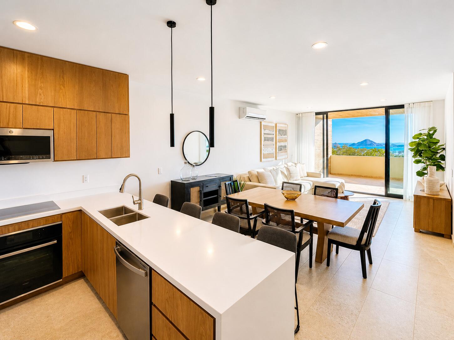 Los Cabos Amaterra Discover elevated living at Amaterra 602A, a stylish turnkey penthouse in the heart of the Cabo San Lucas corridor. Located just a 5-minute walk from the beach, this fully furnished 2-bedroom, 2-bath residence offers comfort, convenience, and excellent Airbnb potential. Positioned on the 6th floor, the condo features modern finishes, mini-split A/C, ceiling fans, and a bright open layout with city for sale