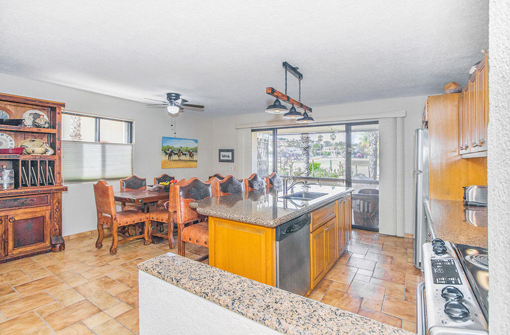 Los Cabos Club La Costa Beautiful custom-made, extra-large one-bedroom condo in Club La Costa Phase 2. This second-floor home is the size of a typical 2-bedroom, offering a far more spacious layout than any other 1BR in the community. It features a huge kitchen, high-quality floors, stunning carpentry, and beautiful brand-new high-quality shutters. Every detail was thoughtfully designed by the owners, and it truly shows. Enjoy a lovely terrace with open for sale