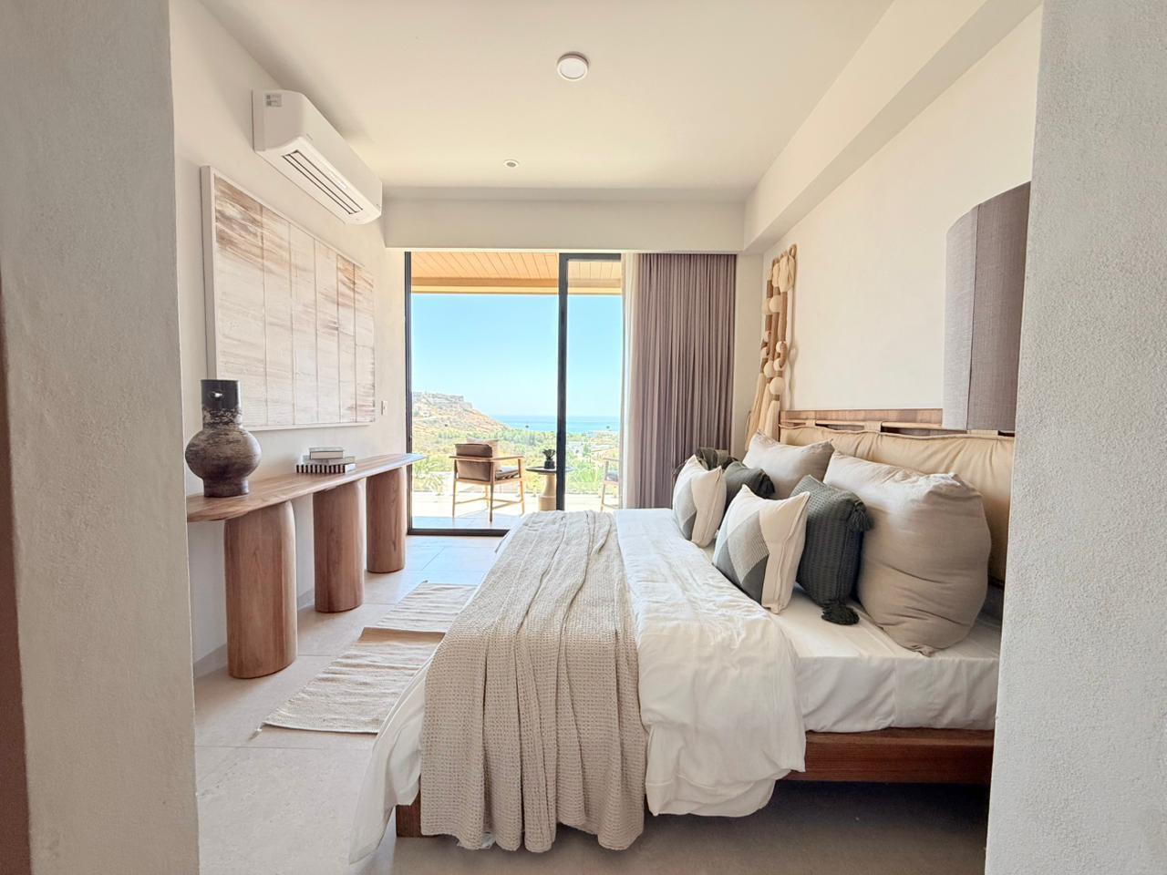 Los Cabos Paramo Páramo Village is a boutique residential community in San José del Cabo. This two-bedroom, two-and-a-half-bathroom residence combines comfort, style, and convenience within a secure, master-planned setting. Open-concept living with refined finishes and expansive for sale
