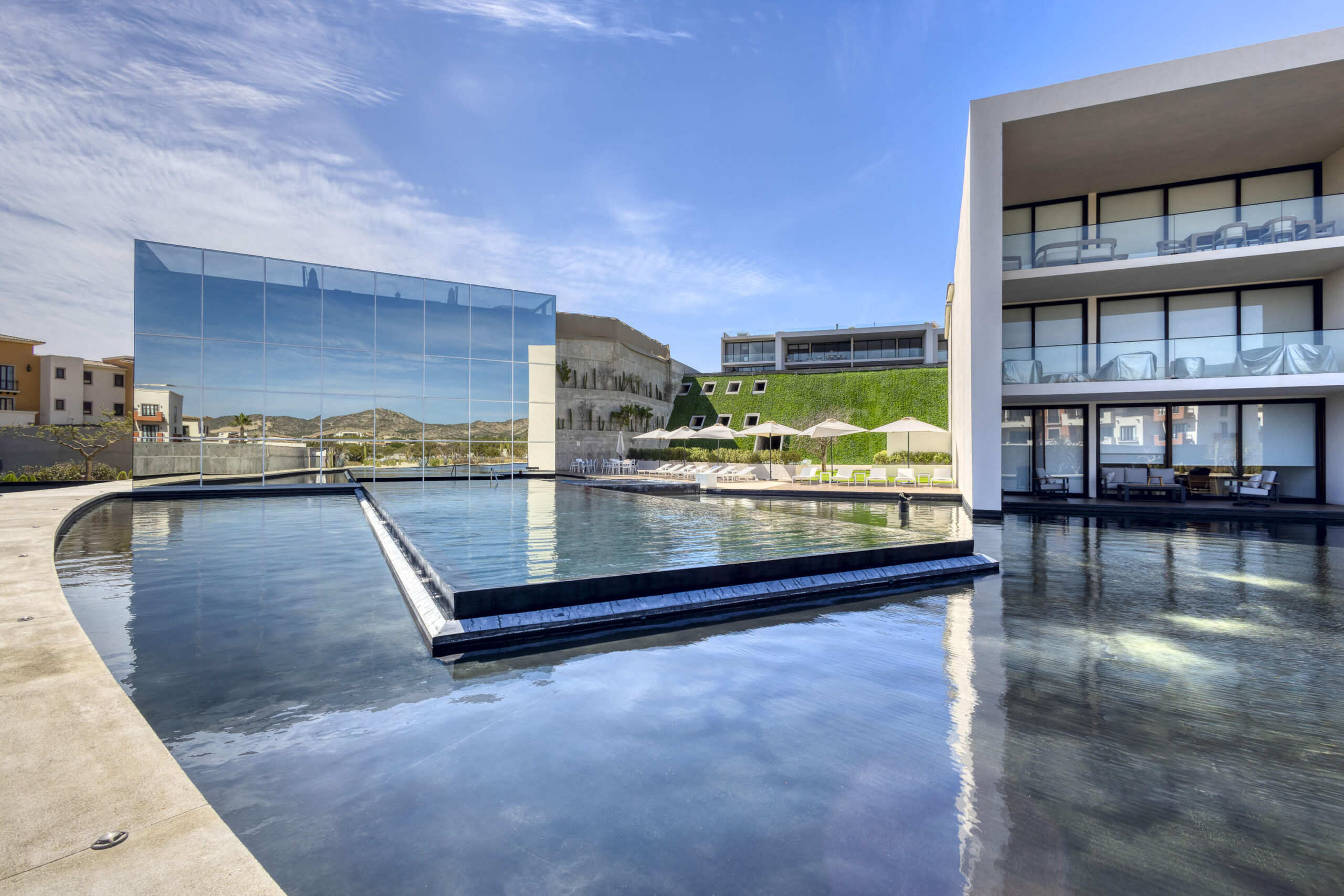 Los Cabos Aura These are the largest and most exclusive residences in the entire development, designed for buyers seeking generous space, luxury, and an unparalleled beachfront living experience. They feature 4 bedrooms and 4.5 bathrooms across 258 m² of interior space, plus a 60 m² terrace. They include a storage unit and two parking spaces.They represent the most spacious and prestigious option within the project. All four bedrooms feature ocean for sale