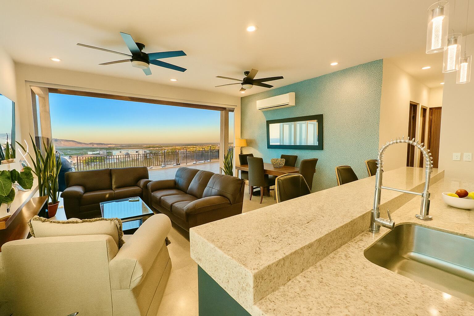 Los Cabos Monte Real Spacious Furnished 3-Bedroom, 2-bathroom Penthouse Condo - Enjoy the privacy, space, and stunning panoramic for sale