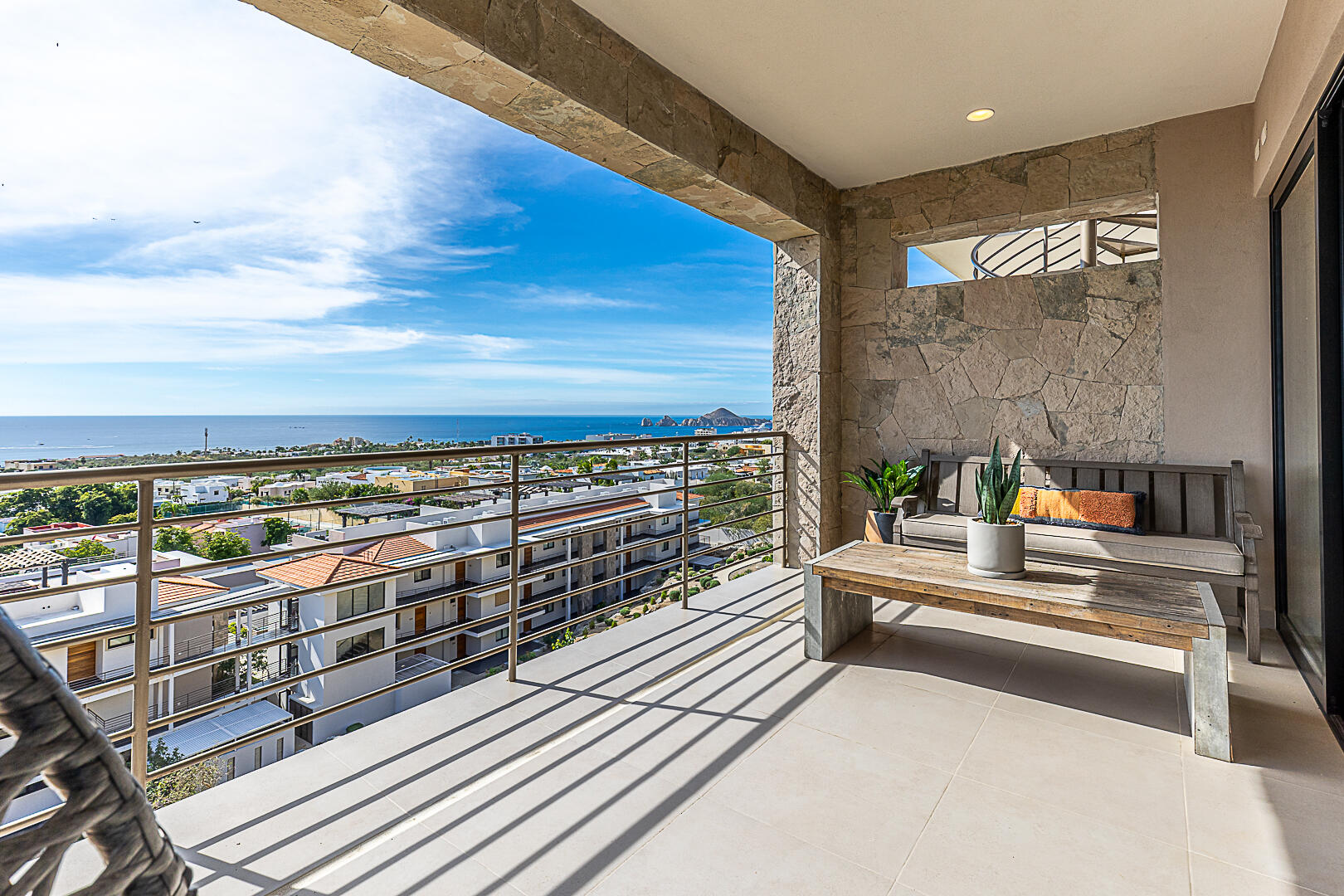 Los Cabos Monte Rocella Welcome to Monte Rocella, a planned master community in the heart of Tezal. This 2 bedroom 2 bathroom 5th floor level PENTHOUSE- OCEAN for sale