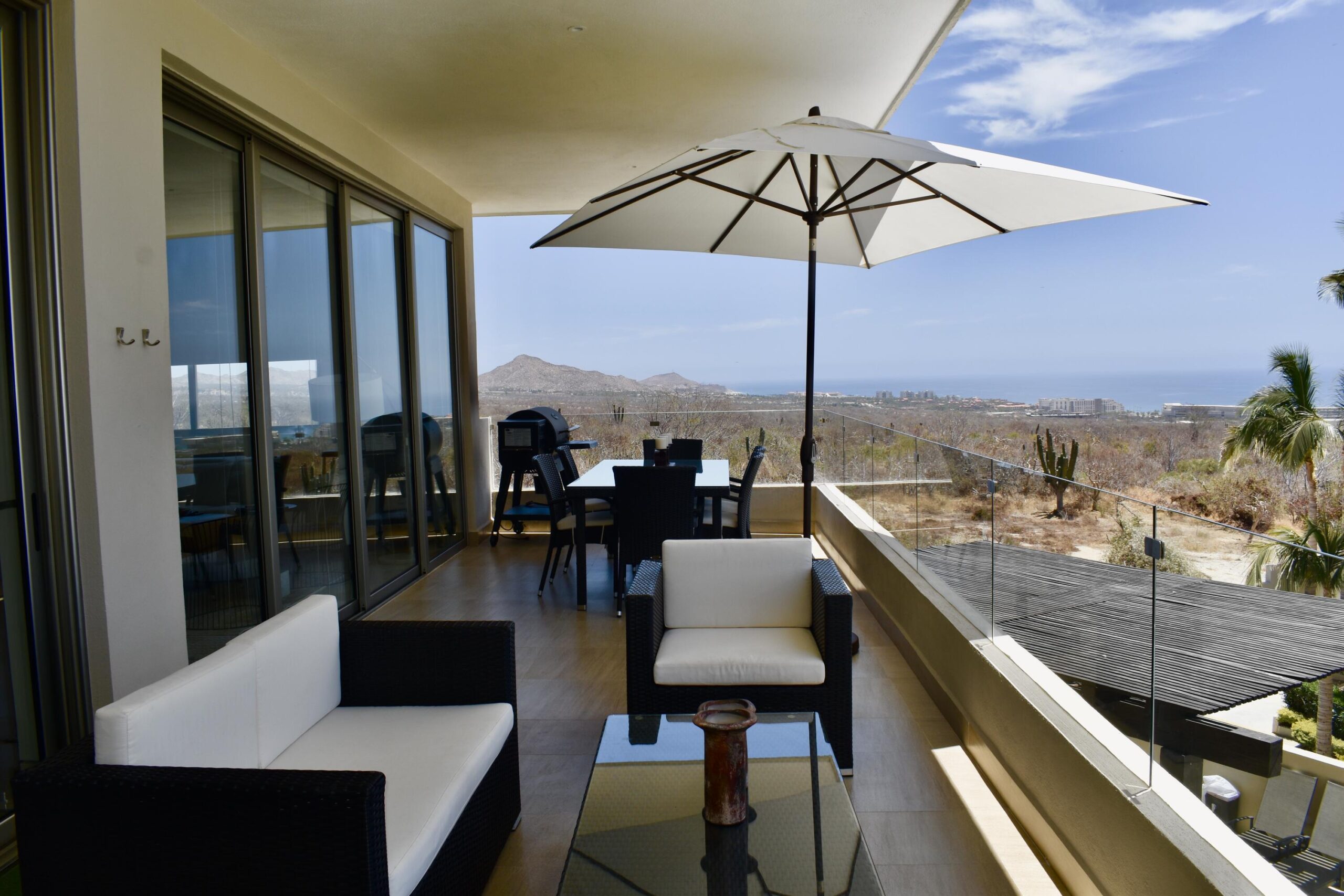 Los Cabos Santarena Santarena is a refined boutique community located on the ocean side of Cerro Colorado in San José del Cabo, just moments from the iconic Palmilla Beach, along with highly regarded schools, hospitals, and everyday conveniences. This exceptional setting brings together the essence of Baja living—natural surroundings, comfort, and sophistication—at a price point that remains remarkably compelling.This corner residence offers two bedrooms, two full bathrooms, and a private terrace, providing added privacy, abundant natural light, and an open connection to the surrounding landscape. Thoughtfully designed for both comfort and style, the residence features an open-concept layout, premium materials, and seamless indoor-outdoor living.Expansive floor-to-ceiling windows fill each Santarena Santarena offers resort-style amenities including an infinity pool, fitness center, sauna, jacuzzi, lounge areas, on-site restaurant, Zen garden, concierge services, underground parking, controlled access, and full CCTV security. With over 60% sold, opportunities are moving quickly. for sale