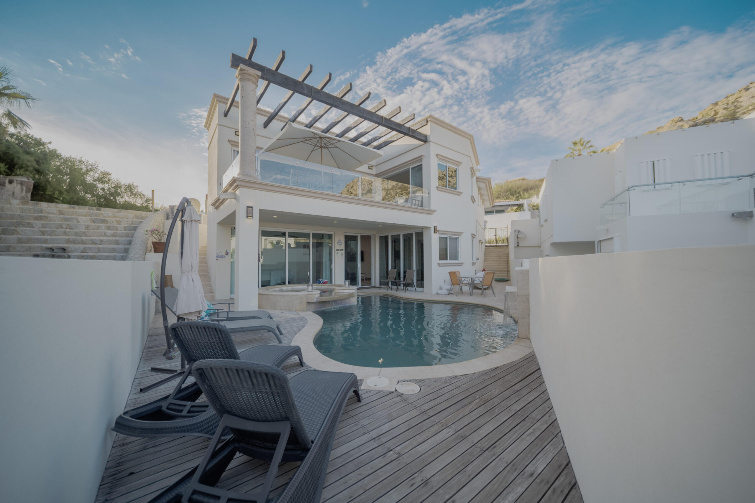 Los Cabos Pedregal Csl Welcome to the house of your dreams, or translated, Casa de los Sueños!! Nestled in the serene and established community of Pedregalito, this fully remodeled, move-in-ready home combines contemporary style with expansive living spaces. Just steps from the iconic Pedregal Beach, Casa de los Sueños features breathtaking ocean for sale