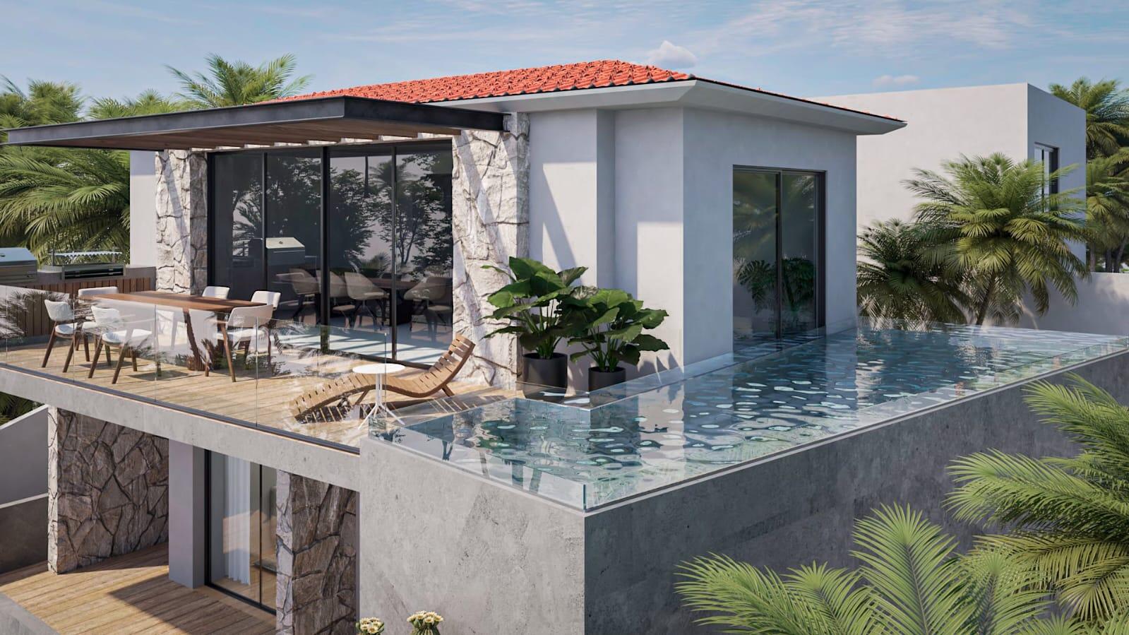 Los Cabos Pedregal Csl CASA SUNSHINE - A rare opportunity to own an exceptional home in the prestigious gated community of Pedregal, Cabo San Lucas. This stunning 5-bedroom, 4-bathroom residence features an office and multiple terraces with breathtaking bay and ocean for sale